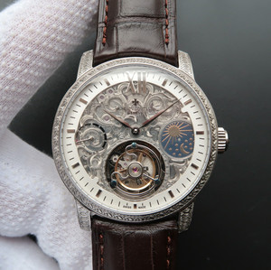 Vacheron Constantin Style: herenhorloge met handmatige opwinding, mechanisch 8291 True Tourbillon-uurwerk