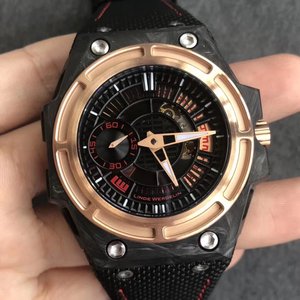 XF Swiss watch manufacturer Linde Werdelin (Lindeweiner) sports watch carbon fiber