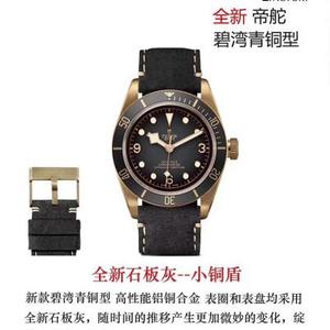 XF nieuwe productlancering: Beckham's zelfde stijl-recentste Tudor Biwan brons-klein koperen schild herenhorloge
