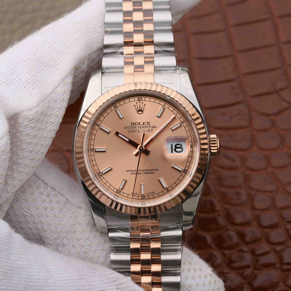 AR factory Rolex DATEJUST datejust 116234 watch replica gold between the most perfect version - Klik op de afbeelding om het venster te sluiten