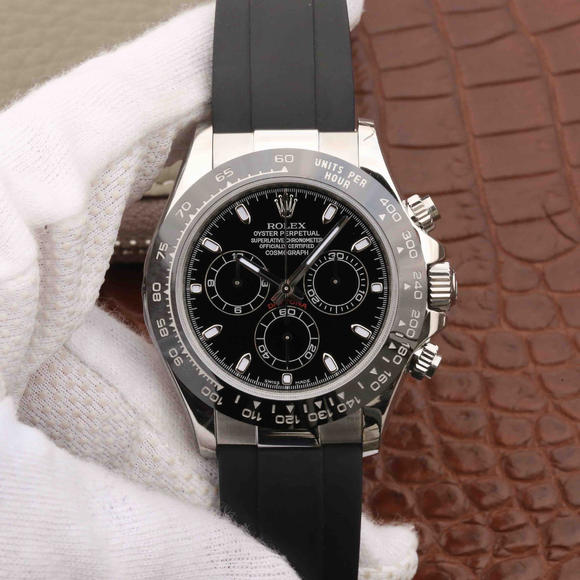 AR fabriek Rolex Daytona serie mannen mechanische chronograaf horloge 904L stalen hoogste versie. - Klik op de afbeelding om het venster te sluiten