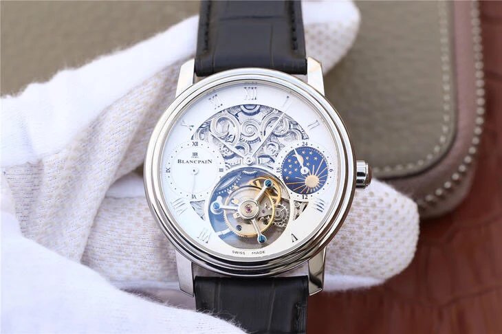 BM Factory Blancpain Master Series 00235-3631-55B Tourbillon Rose Gold Platinum Watch - Klik op de afbeelding om het venster te sluiten