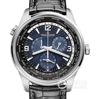 ZF Jaeger-LeCoultre Beichen Series Geograaf World Time Watch (904847Z) Mechanisch herenhorloge. - Klik op de afbeelding om het venster te sluiten