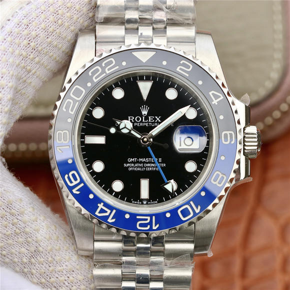 EW Rolex Greenwich GMT-Master II Functional Men's Mechanical Watch - Klik op de afbeelding om het venster te sluiten