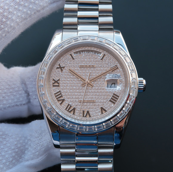Rolex Datejust Day-Date 218399 Starry Mechanical Men's Watch - Klik op de afbeelding om het venster te sluiten