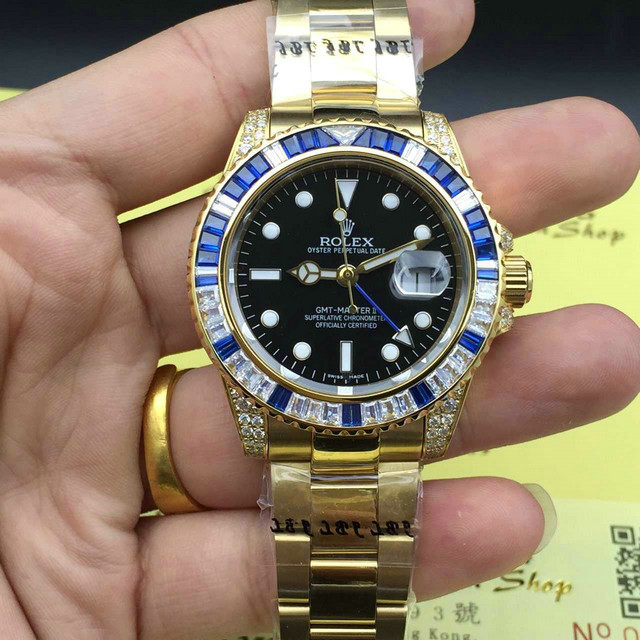 High imitation Rolex Greene mechanical men's diamond watch - Klik op de afbeelding om het venster te sluiten
