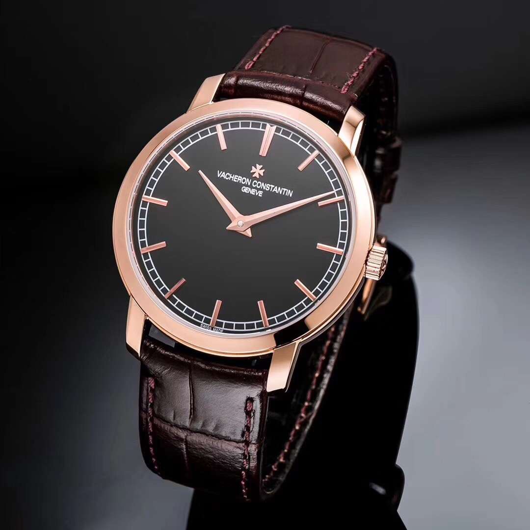 Taiwan fabriek Vacheron Constantin erfgoed serie ultradunne mechanische horloge Italiaanse kalfsleer band 