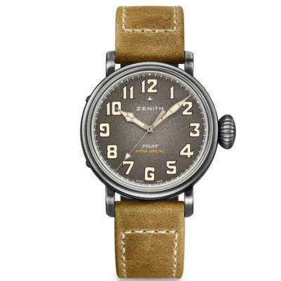 XF Factory Zenith Pilot Series 11.1940.679 / 91.C807 Retro Dafei Men's Mechanical Watch - Klik op de afbeelding om het venster te sluiten