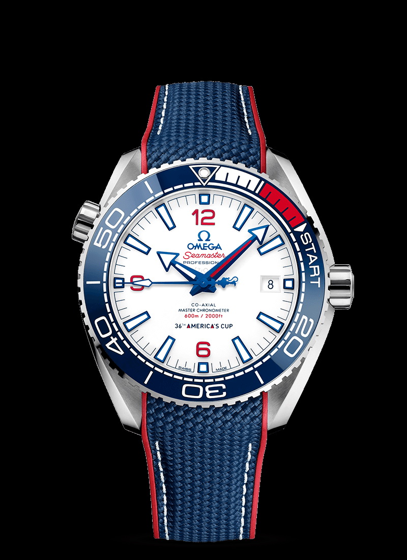 Omega ny ankomst Seamaster PLANET OCEAN 600M 43,5 mm 215.32.43.21.04.001 America's Cup