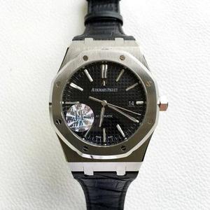 JF Audemars Piguet AP Royal Oak Series 15400 Belt Men's Mechanical Watch Black Plate