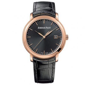 WF Audemars Piguet 15170OR.OO.A002CR.01 ultra-thin watch rose gold black face men's mechanical watch
