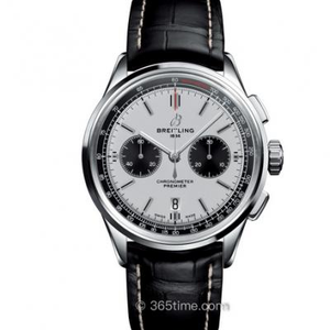 Breitling Premier B01 Chronograph Watch, Automatic Mechanical Chronograph Movement, Cowhide Strap, Men's Watch
