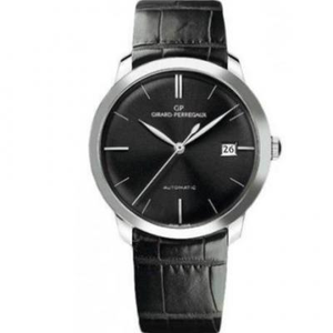 FK Girard Perregaux 1966 Series 49525 Men's Mechanical Watch Black Plate