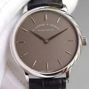 MKS Langsachsen Ultra-thin Series Men's Automatic Mechanical Watch White Case Gray Plate
