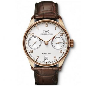 IWC Portugal IW500101 Gold 18K Bag Gold Portuguese V4 Edition Series Automatic Mechanical Men's Watch