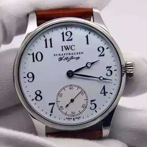 IWC Portuguese series Jones signature commemorative model, manual mechanical movement men's watch