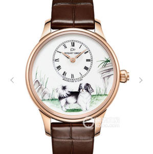 TW Jaquet Droz Art Workshop Series j005013219 Men's Mechanical Watch Rose Gold Year of the Dog Special Edition Limited Edition