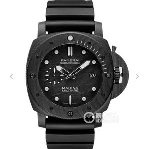 VS Panerai PAM979? PAM616's younger brother Brand new carbon fiber dial Men's watch Rubber strap Automatic mechanical movement