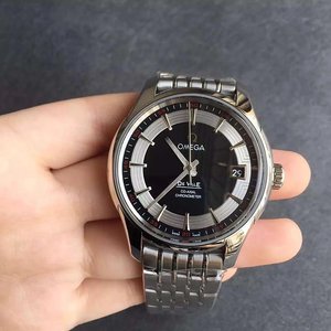 V6 Factory Omega Butterfly Series Black Plate Automatic Mechanical Men's Watch