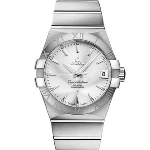 VS Factory gjeninnført Omega Constellation 123.10.38.21.02.001 White Rod Ding Mechanical Watch for menn.