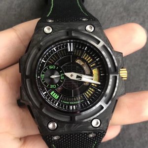 XF Swiss watch manufacturer Linde Werdelin (Lindeweiner) sports watch carbon fiber