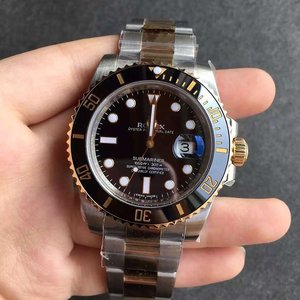 N Factory v6 version Rolex Blackwater Ghost Gold Edition (with real gold) super luminous sapphire mirror