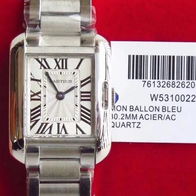 [Elegant and moving wrist product] GS new product Cartier Tank-Tank Anglaise watch ladies watch - Trykk på bildet for å lukke
