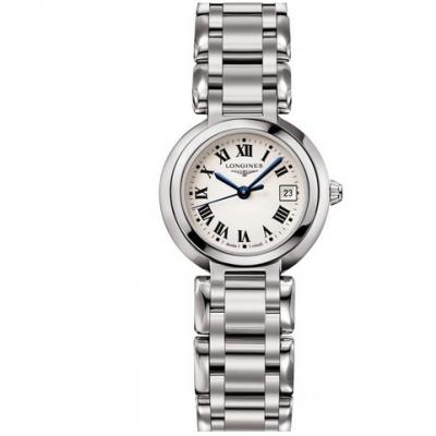 GS factory watch Longines Heart and Moon series L8.110.4.71.6 shell plate ladies Swiss quartz watch - Trykk på bildet for å lukke