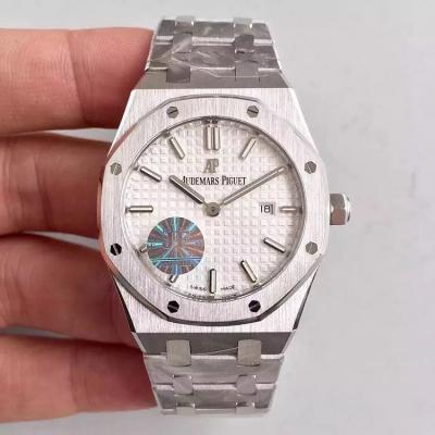 JF version of Audemars Piguet women's white dial steel belt can be matched with men's 15400 as a couple outfit, really beautiful - Trykk på bildet for å lukke