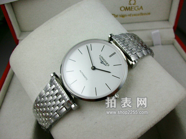 Longines Jialan series ultra-thin watch bar scale automatic mechanical men's watch - Trykk på bildet for å lukke