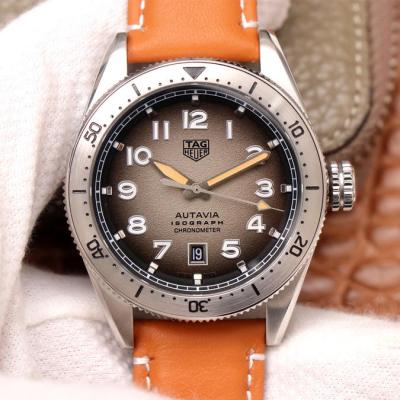 KKF TAG Heuer Autavia, automatic mechanical movement, men's watch, belt watch - Trykk på bildet for å lukke