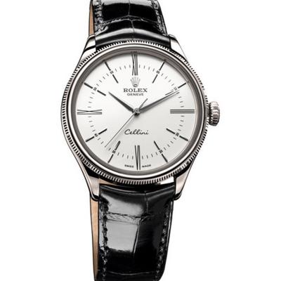 mk factory Rolex Cellini series men's classic belt mechanical watch V2 version - Trykk på bildet for å lukke