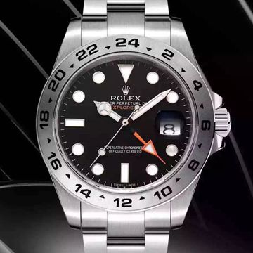 Rolex Explorer 2 series one to one replica mechanical men's watch with four hands - Trykk på bildet for å lukke