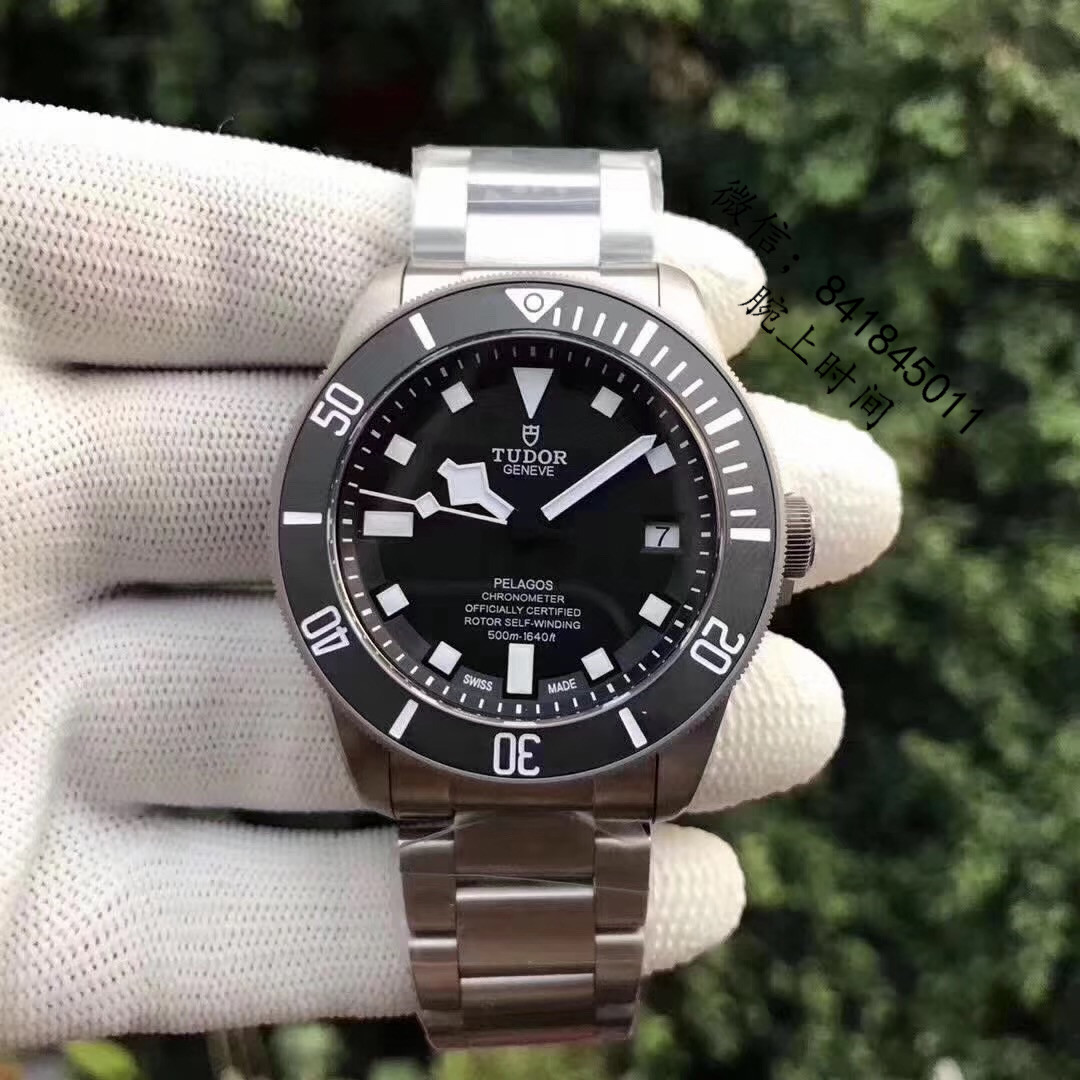 Refined replica Tudor 25610TNL diving watch matte black dial men's watch - Trykk på bildet for å lukke
