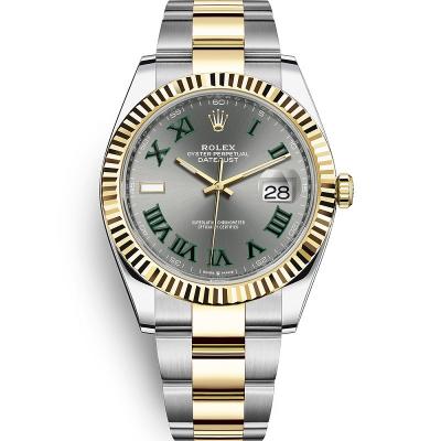 WWF Factory Watch Rolex Datejust Series m126333-0019 Men's Automatic Mechanical Watch, 18k Gold - Trykk på bildet for å lukke