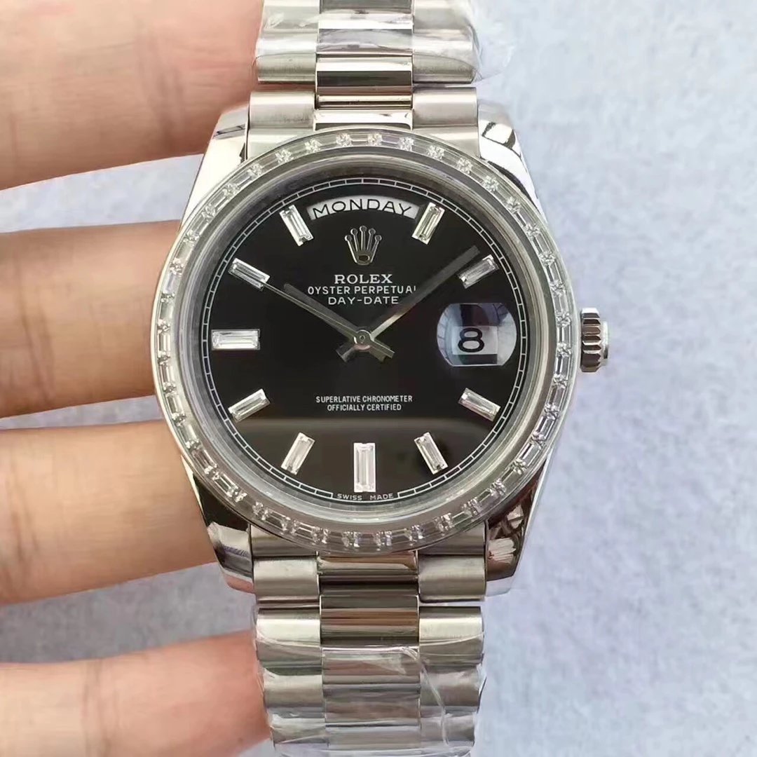 [The highest quality of the EW factory] Rolex Day-Date Series 228239 Men's Journal Watch V2 Ultimate Edition Automatic Mechanical Movement - Trykk på bildet for å lukke