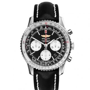 JF Factory re-promulgou Breitling Aviation Chronograph AB012012.BB01.435X Relógio masculino mecânico automático.