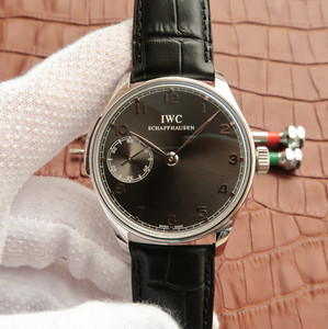 IWC Portugal IW524204, índice prata-branco/ouro índice relógio masculino