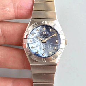 Fábrica SSS Omega Constellation Série 27mm Quartz Watch Fábrica Autêntica Modelo Aberto