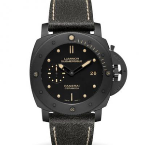 VS Panerai série de coleção limitada PAM00508 profissional mergulho automático de aparência de relógio de cerâmica é tão escura quanto caixa de cerâmica fosca do mar profundo