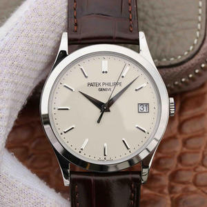ZF Factory Patek Philippe 5296G-010 Classic Watch Series Faixa Marrom Relógio Mecânico Masculino