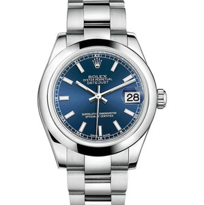 Relógio masculino Rolex Datejust 116300 (placa azul).