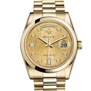 Modelo Rolex: 118208-83208 série de relógios mecânicos de data de semana masculino.