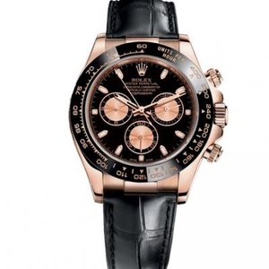 Relógio mecânico masculino Rolex 116515 Cosmograph Daytona Series Top v7 Rose Gold.