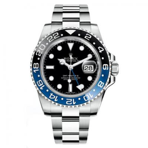 EW fábrica Rolex 116710BLNR-78200 Greenwich função relógio mecânico masculino