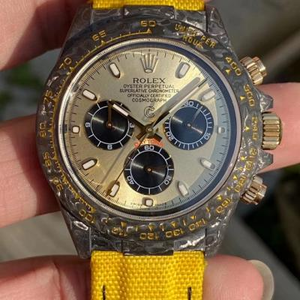WWF Factory Rolex Cosmic Chronograph Daytona Series Men's Chronograph Mechanical Watch Carbon Fiber Pattern