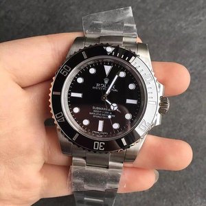 [N factory boutique] Top réplica do Rolex Submariner sem calendário, relógio mecânico automático