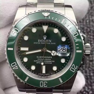 N Fábrica v7 Rolex Green Water Ghost 116610LN mecânica relógio masculino principal réplica boutique