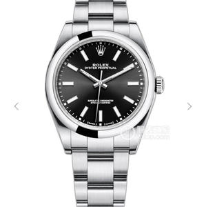 Заводская AR мужские механические часы Rolex 114300 Oyster Perpetual Series диаметром 39 мм.