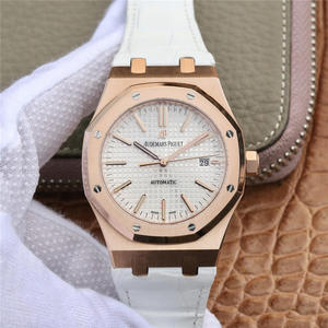 OM Audemars Piguet Royal Oak 15400 Series Original Edition 1-1 Open Mold Men's Watch Leather Strap Automatic Mechanical Movement